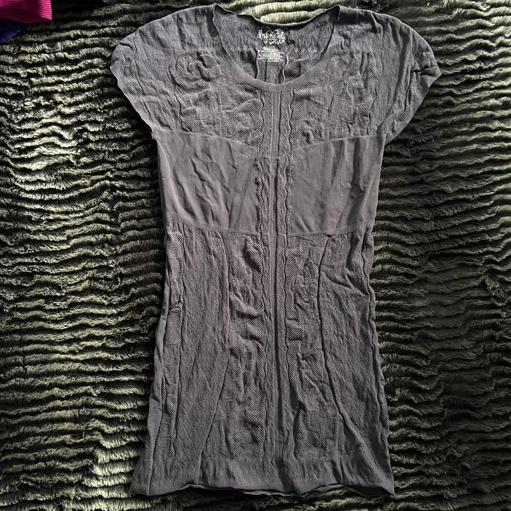 Free People Intimately Grey Top